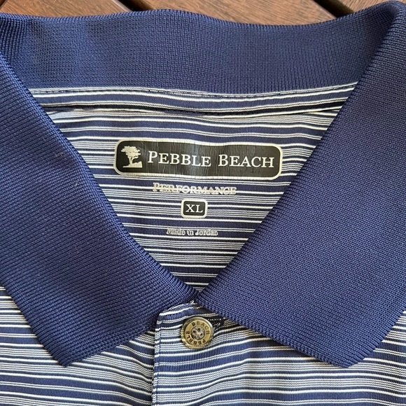 ✨EUC✨2 Mens XL Golf Shirts - Izod & Pebble Beach - Picture 5 of 5